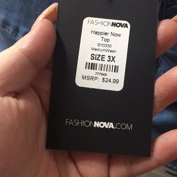 Jean crop top price firm - Picture 2 of 2